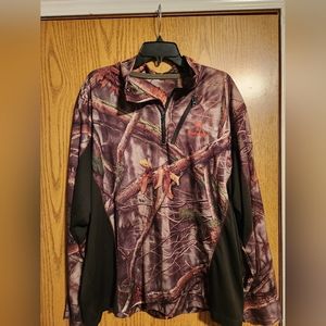 Camo men quarter zip
